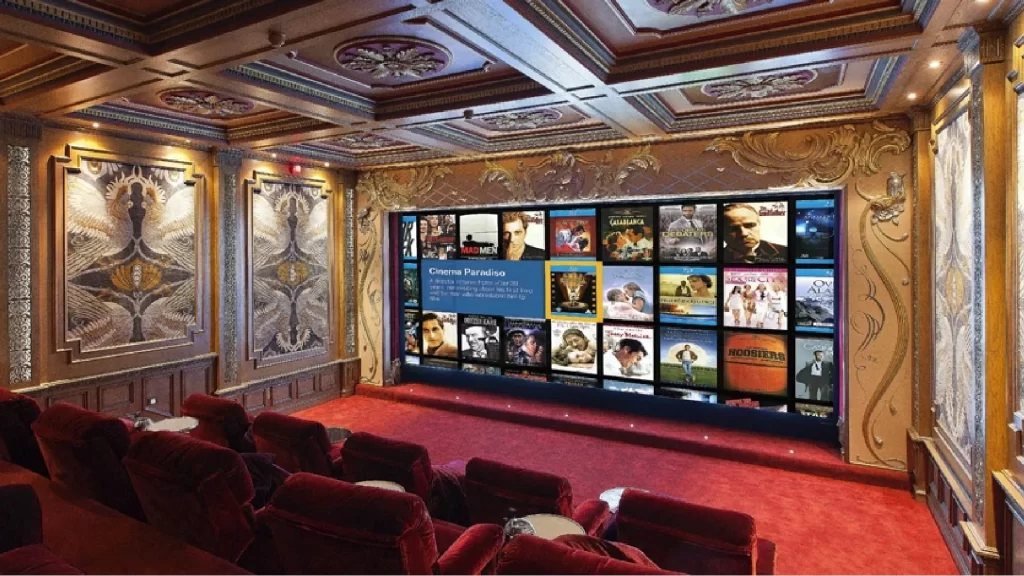 سینمای خانگی با طراحی باروک
